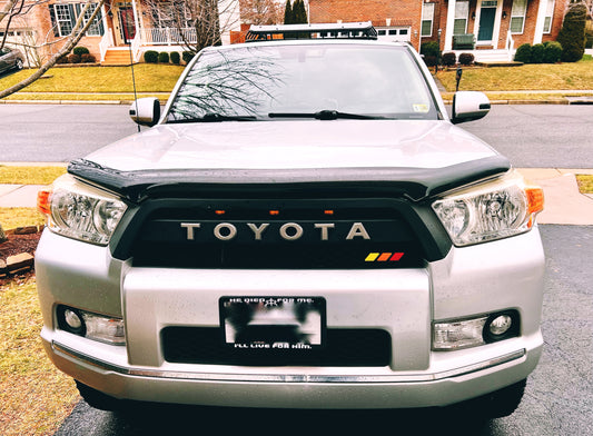 GX4R Tri-Color Toyota Heritage Grill Badge